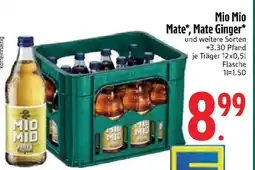 Edeka Mio Mio Mate, Mate Ginger Angebot