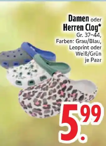 Edeka Damen oder Herren Clog Angebot