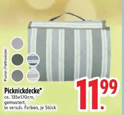 Edeka Picknickdecke* Angebot