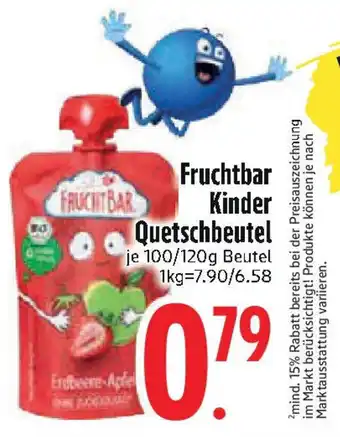 Edeka Fruchtbar Kinder Quetschbeutel Angebot