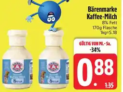 Edeka Bärenmarke Kaffee-Milch Angebot