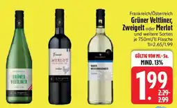 Edeka Grüner Veltliner, Zweigelt oder Merlot Angebot
