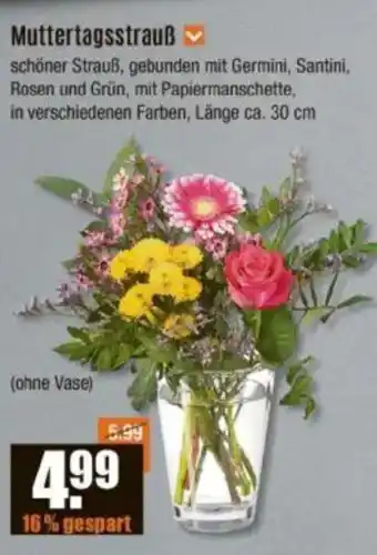 V Baumarkt Muttertagsstrauß Angebot