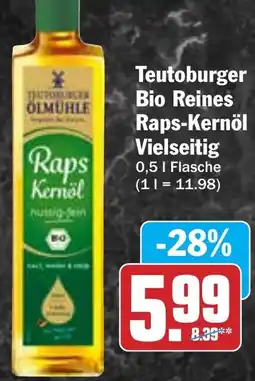 AEZ Teutoburger Bio Reines Raps-Kernöl Vielseitig Angebot