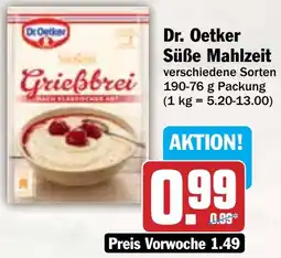 AEZ Dr. Oetker Süße Mahlzeit Angebot