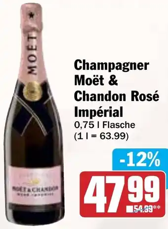 AEZ Champagner Moët & Chandon Rosé Impérial Angebot