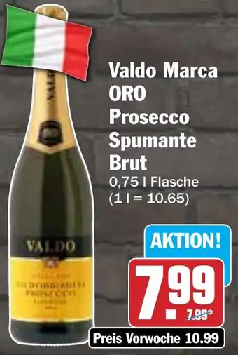 AEZ Valdo Marca ORO Prosecco Spumante Brut Angebot
