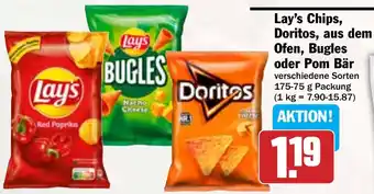 AEZ Lay's Chips, Doritos, aus dem Ofen, Bugles oder Pom Bär Angebot