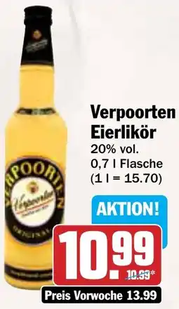 AEZ Verpoorten Eierlikör Angebot
