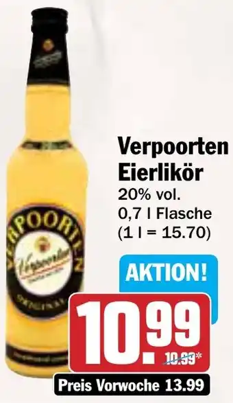 AEZ Verpoorten Eierlikör Angebot