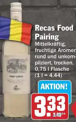 AEZ Recas Food Pairing Angebot
