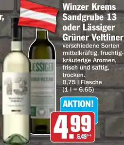 AEZ Winzer Krems Sandgrube 13 oder Lässiger Grüner Veltliner Angebot