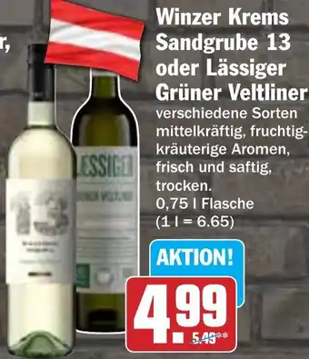 AEZ Winzer Krems Sandgrube 13 oder Lässiger Grüner Veltliner Angebot