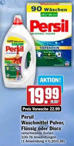 AEZ Persil Waschmittel Pulver, Flüssig oder Discs Angebot