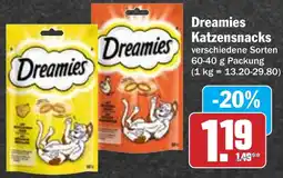 AEZ Dreamies Katzensnacks Angebot