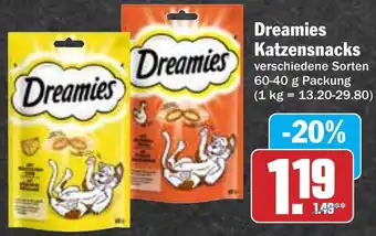 AEZ Dreamies Katzensnacks Angebot