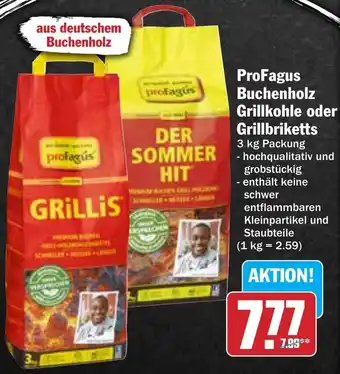 AEZ ProFagus Buchenholz Grillkohle oder Grillbriketts Angebot