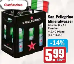 AEZ San Pellegrino Mineralwasser Angebot