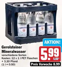 AEZ Gerolsteiner Mineralwasser Angebot