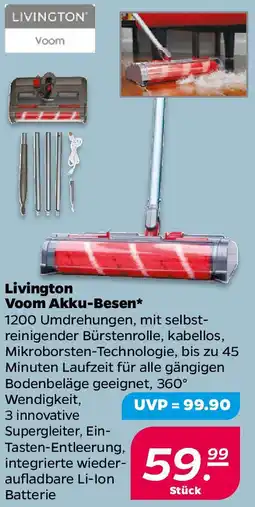 NETTO Livington Voom Akku-Besen Angebot