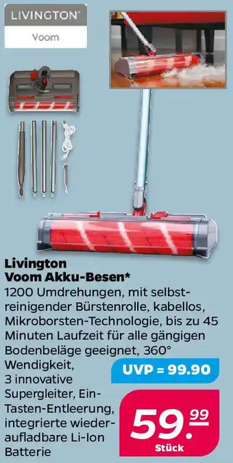 NETTO Livington Voom Akku-Besen Angebot