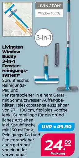 NETTO Livington Window Buddy 3in1 Fensterreinigungssystem Angebot