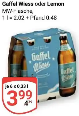 Globus Gaffel Wiess oder Lemon Angebot
