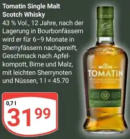 Globus Tomatin Single Malt Scotch Whisky Angebot