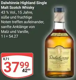 Globus Dalwhinnie Highland Single Malt Scotch Whisky Angebot