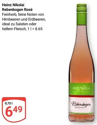 Globus Heinz Nikolai Rebenbogen Rosé Angebot