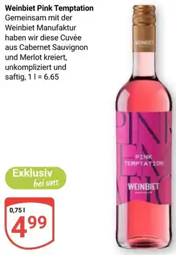Globus Weinbiet Pink Temptation Angebot
