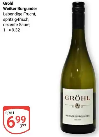 Globus Gröhl Weißer Burgunder Angebot