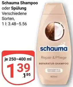 Globus Schauma Shampoo oder Spülung Angebot