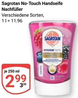 Globus Sagrotan No-Touch Handseife Nachfüller Angebot
