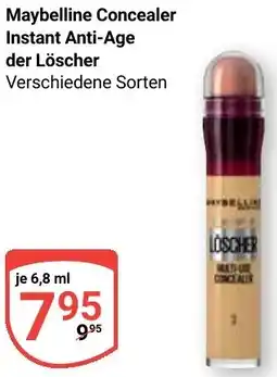 Globus Maybelline Concealer Instant Anti-Age der Löscher Angebot