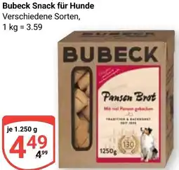Globus Bubeck Snack für Hunde Angebot