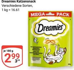Globus Dreamies Katzensnack Angebot