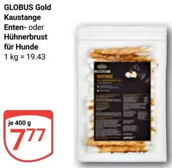 Globus GLOBUS Gold Kaustange Enten- oder Hühnerbrust für Hunde Angebot