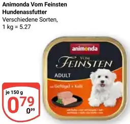 Globus Animonda Vom Feinsten Hundenassfutter Angebot