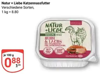 Globus Natur + Liebe Katzennassfutter Angebot