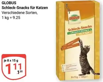 Globus GLOBUS Schleck-Snacks für Katzen Angebot