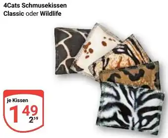 Globus 4Cats Schmusekissen Classic oder Wildlife Angebot