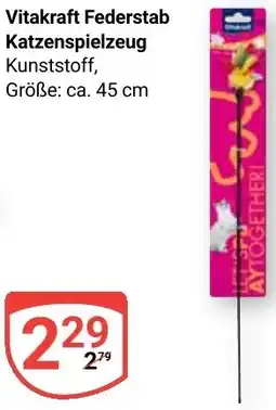 Globus Vitakraft Federstab Katzenspielzeug Angebot