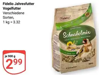 Globus Fidelio Jahresfutter Vogelfutter Angebot
