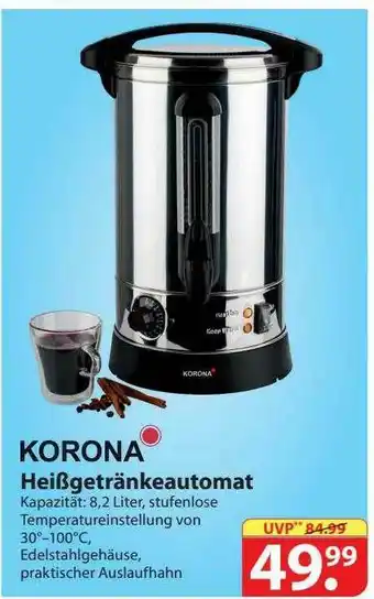 Famila Nord West Korona Heißgetränkeautomat Angebot