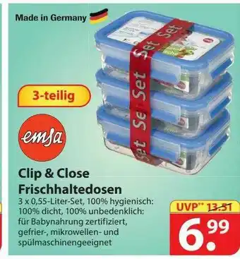 Famila Nord West Emsa Clip & Close Frischhaltedosen Angebot