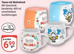 Globus Sheepworld Tasse mit Motivdruck Angebot