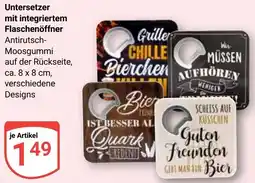 Globus Untersetzer mit integriertem Flaschenöffner Angebot