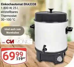Globus CLATRONIC Einkochautomat EKA3338 Angebot
