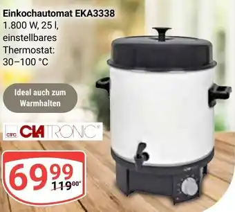 Globus CLATRONIC Einkochautomat EKA3338 Angebot